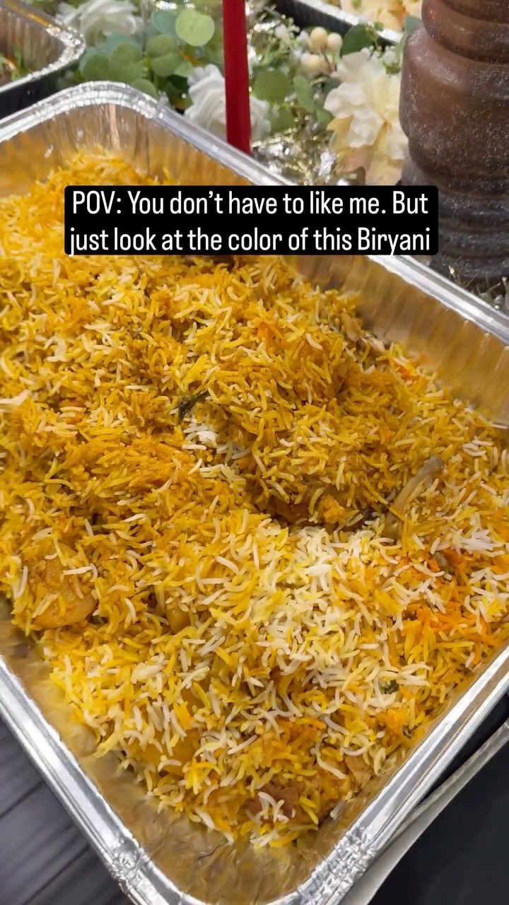 POV: You don’t have to like me… but look at the color on this biryani.  No tomato.
No onion.
Just a deeply spiced Karachi-style Deighi Biryani that speaks for itself.  This is slow cooking, done with intention.
Every grain separate.
Every layer full of flavor.  If you’ve never tried biryani made without tomatoes or onions, this one will surprise you — in the best way.  👉 Full step-by-step recipe is live on the blog  Link in bio | www.flavoredbyfatima.com  Save it, share it, and cook it when you’re craving something special  #biryani #karachifood #pakistanifood #chicagofoodblogger #foodreel