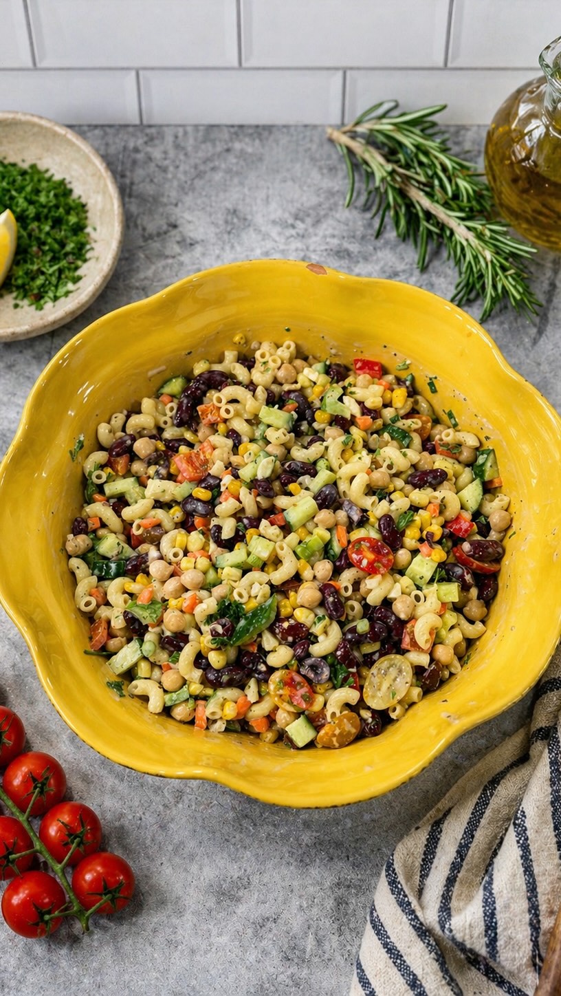 This Mediterranean pasta salad is the kind you make once… and then keep coming back to all summer long  It’s fresh, crunchy, creamy, tangy,and actually filling enough to be a full meal. And that dressing? Ummm… it’s a keeper.  Perfect for meal prep, gatherings, or just when you want something light but satisfying.  Full recipe with exact measurements is on the blog:
www.flavoredbyfatima.com  Save this for later, try it this week, and don’t forget to follow for more recipes like this.  #chicagofoodie #pastasalad #saladrecipe #healthyfood #flavoredbyfatima