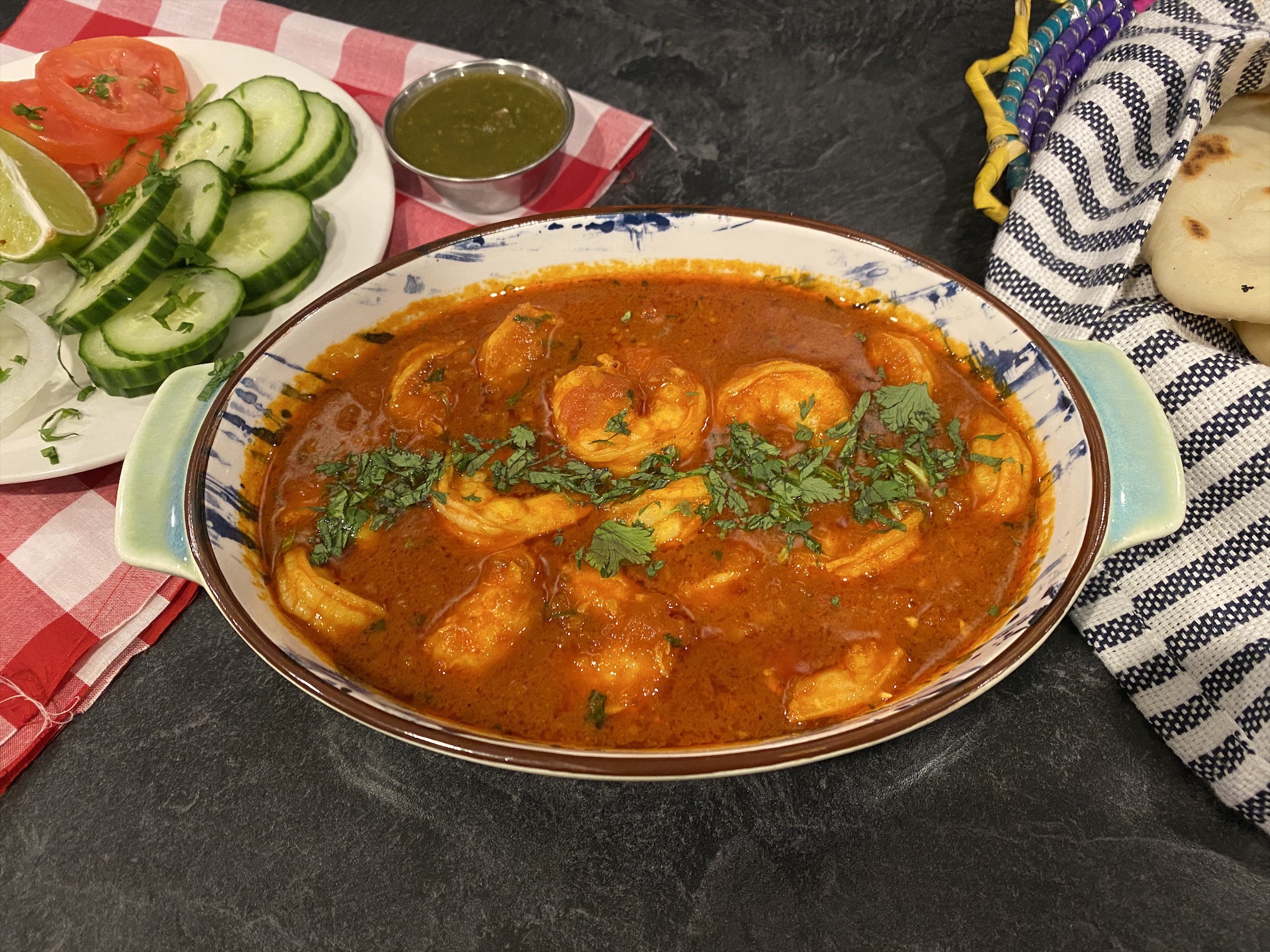 How To Make Prawn Karahi Masala - An Authentic Pakistani & Indian Tomato  Based Curry Recipe - Fatima Cooks