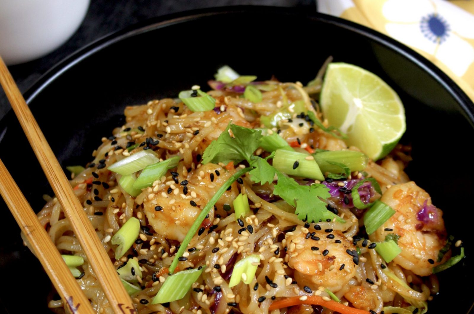 Pan Fried Spicy Shrimp Noodles Flavored By Fatima