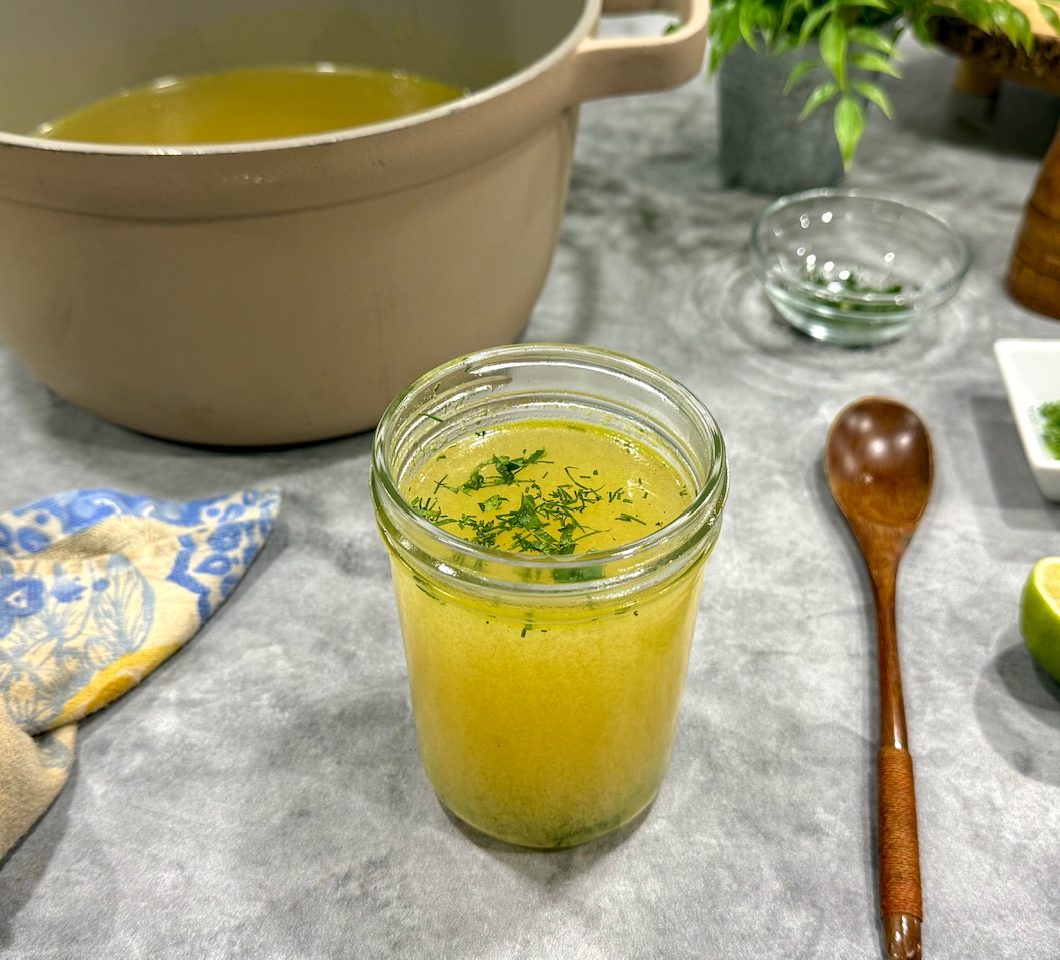 Flu Tonic Instant Pot Chicken Broth