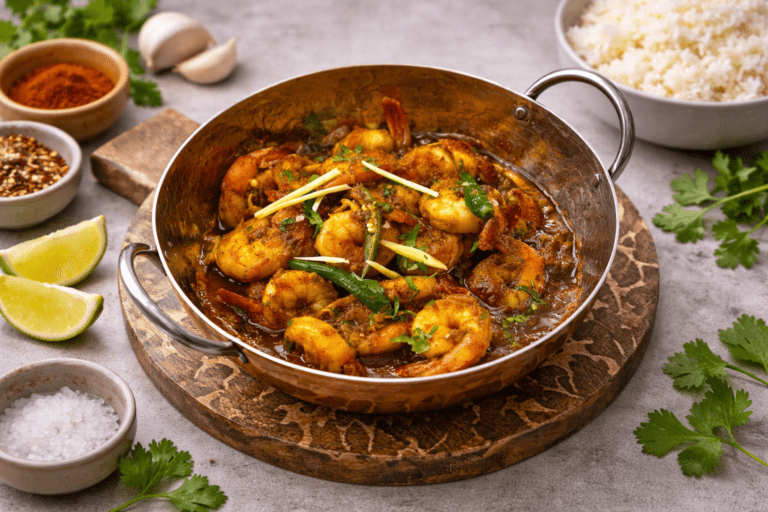 Shrimp Karahi Rashid Bengali Style