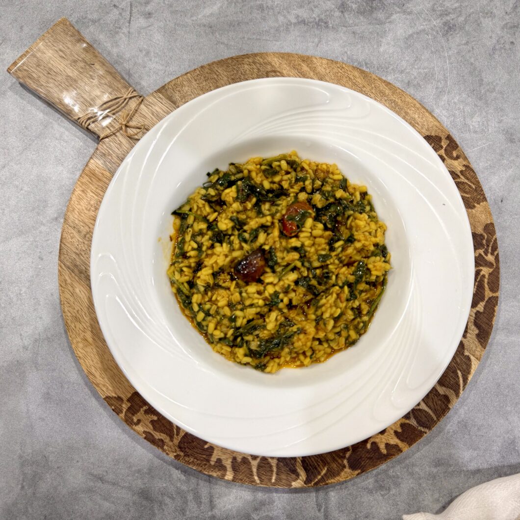 Daal Palak (Moong Daal with Spinach)