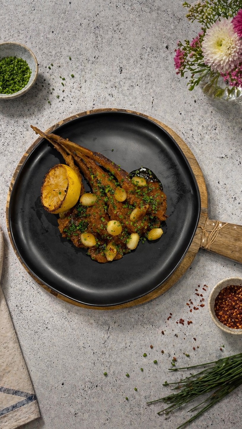 These are the lamb chops I took to MasterChef… and didn’t get an apron for.  But here’s the thing—
this plate still means everything to me.  It’s where I come from.
It’s my mother’s kitchen.
It’s the flavors I grew up on… presented in a way that belongs anywhere.  And those hot honey pearl onions?
They stole the show.  This wasn’t just about the outcome.
It was about showing up… and putting my story on a plate.  Because sometimes, the dish itself is the win.  Full recipe is now live on the blog 
👉 www.flavoredbyfatima.com  Save this for when you want to cook something special,
and follow for more recipes that tell a story  #lambchops #hothoney #flavoredbyfatima #pakistanifood #masterchef